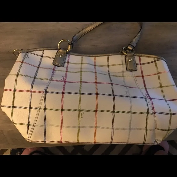 Multicolored Authentic Coach bag with strap and zipper - Picture 8 of 13